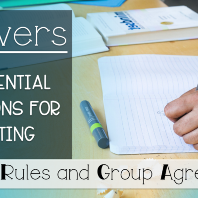 Answers to Advisory and SEL Essential Questions: Creating Ground Rules and Group Agreements