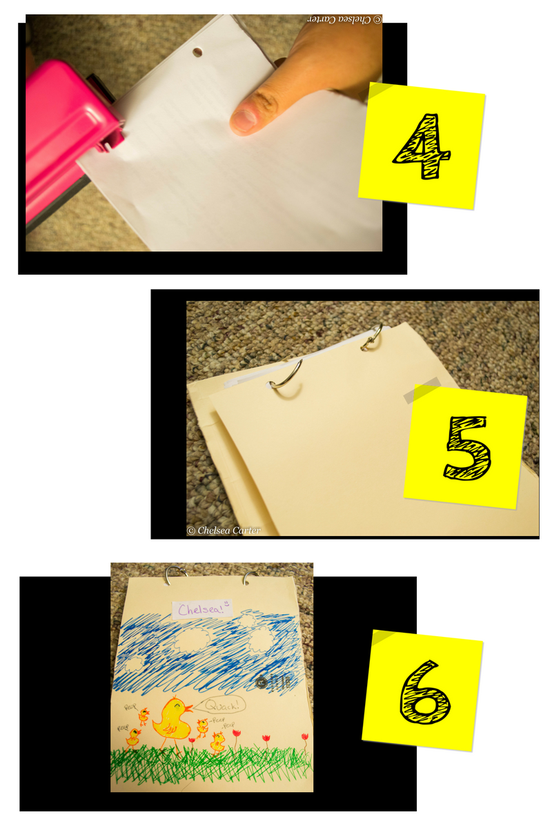 DIY_ Make Your Own Recycled Journal In 6 Easy Steps 3-6