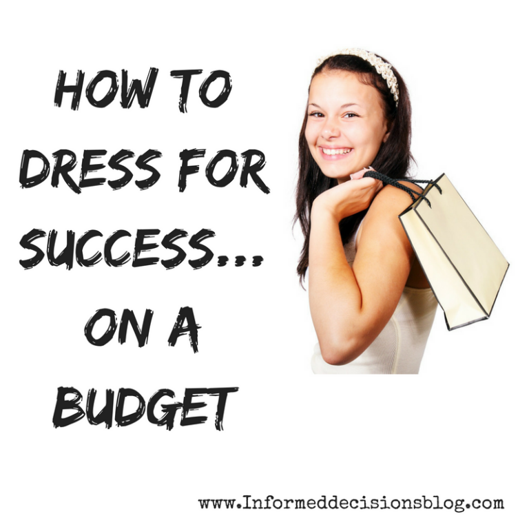 How to dress for success on a budget