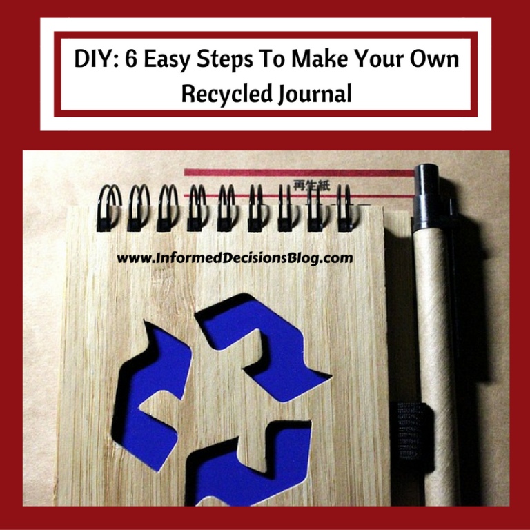 Making your own recycled journal
