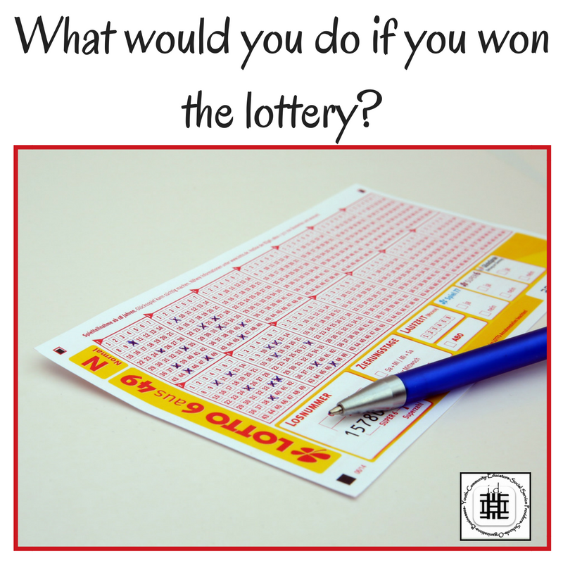 Winning the lottery