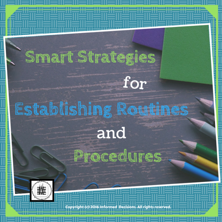 smart-strategies-for-establishing-routines-and-procedures