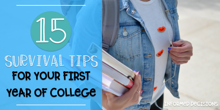 15 Survival Tips for your First Year of College